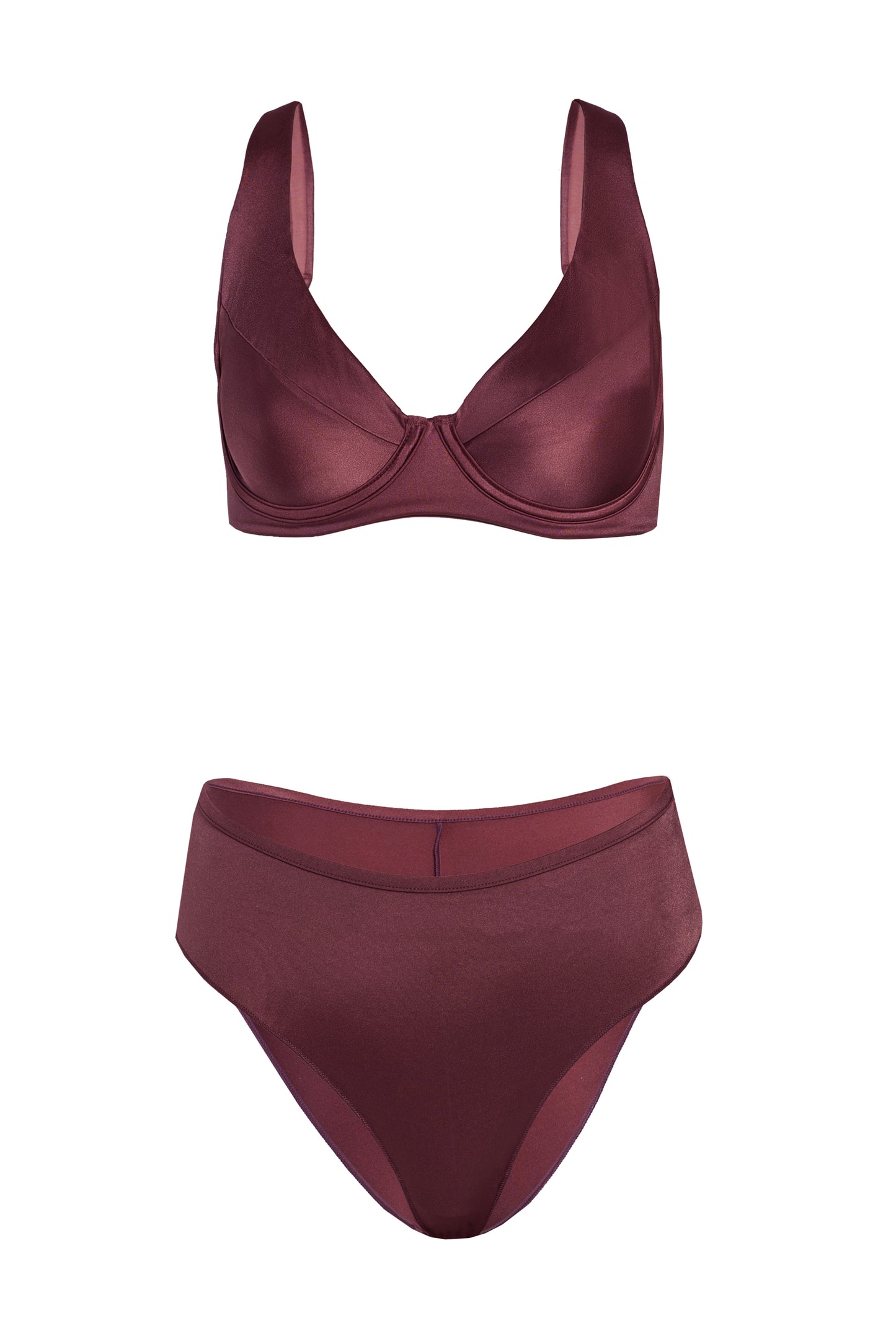 MOLLY BRA IN BURGUNDY